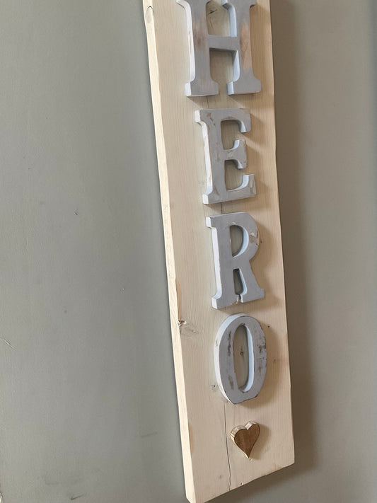 “HERO” Wall Sign