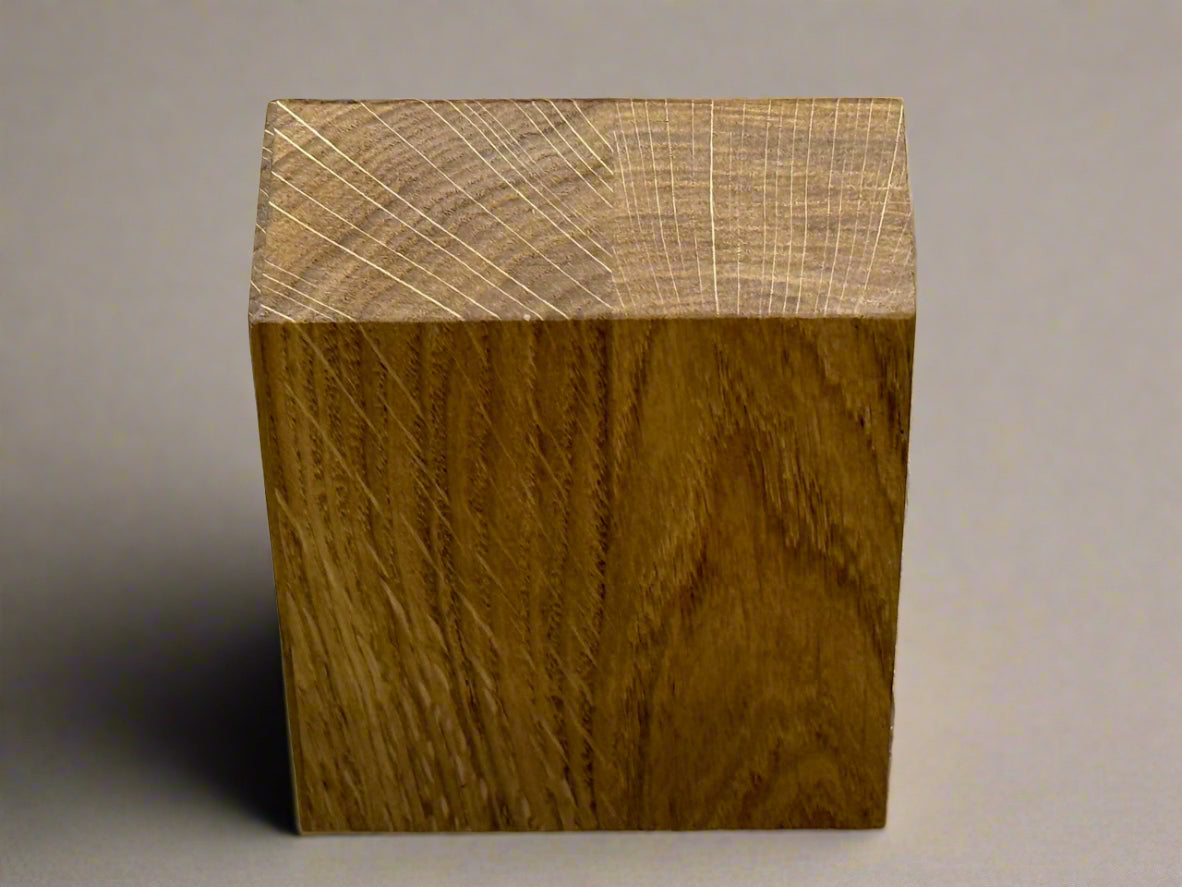 Handmade Wooden Solid Oak Chucky Candle Holders for Tea-lights Centerpiece