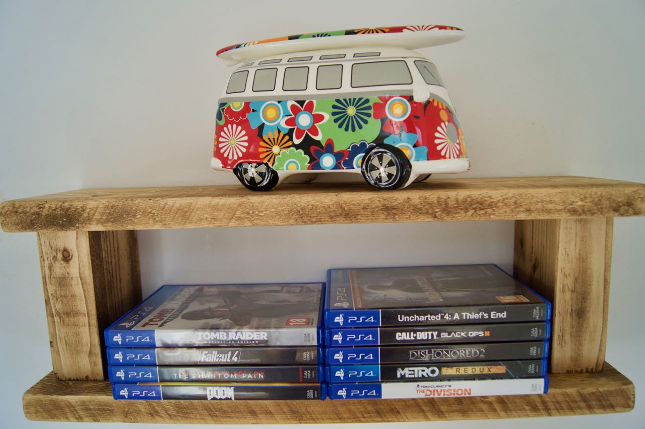 Shabby Chic Farmhouse Style Multi-Purpose Display / Shelving Unit