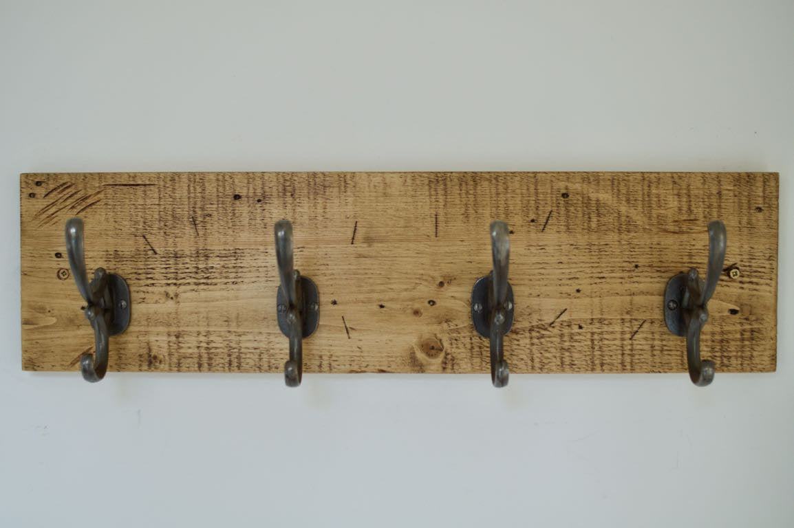 Antique Addison 4 Hook Coat / Hat Rack