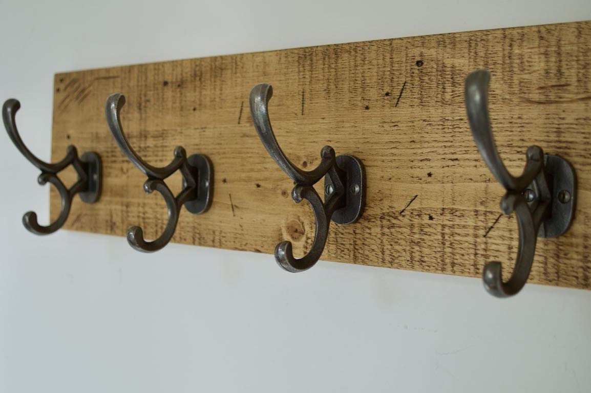 Antique Addison 4 Hook Coat / Hat Rack