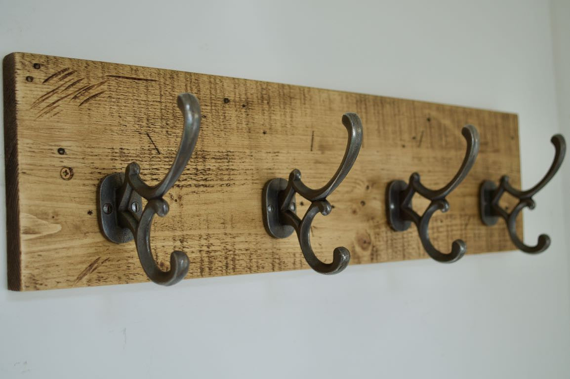 Antique Addison 4 Hook Coat / Hat Rack