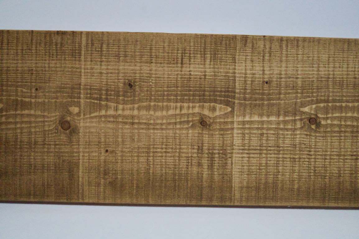 60cm Farmhouse Shelf with Black Brackets