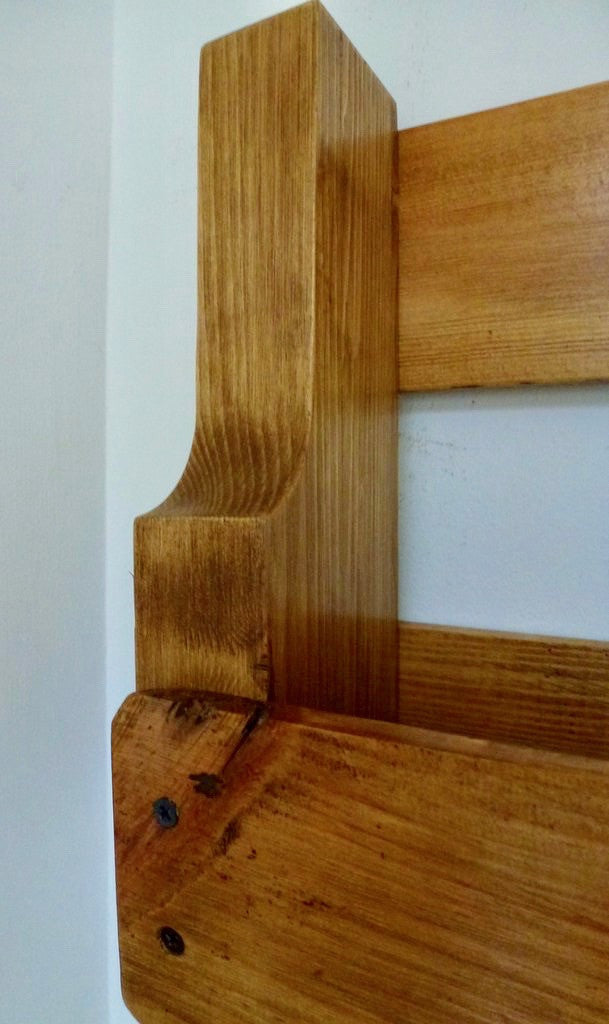 Handmade Rustic Wine Rack