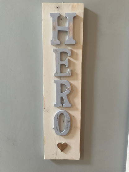 “HERO” Wall Sign