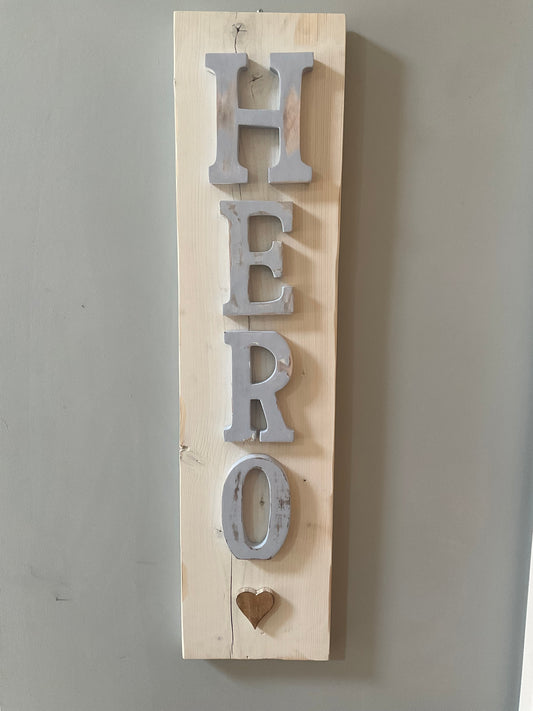 “HERO” Wall Sign