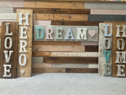“DREAM” Wall Sign