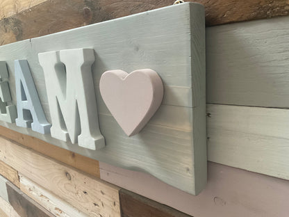 “DREAM” Wall Sign