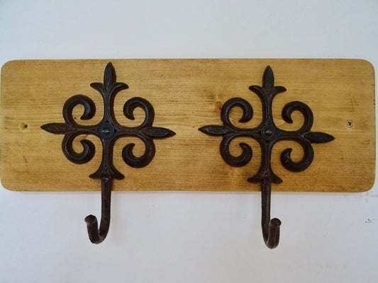 2 Hook Coat / Hat Rack