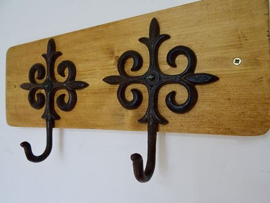 2 Hook Coat / Hat Rack
