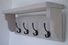 RHS image of Paris Grey 4 hook coat rack
