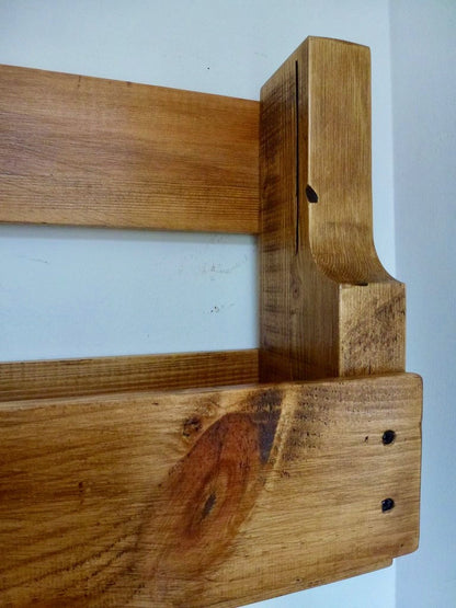 Handmade Rustic Wine Rack