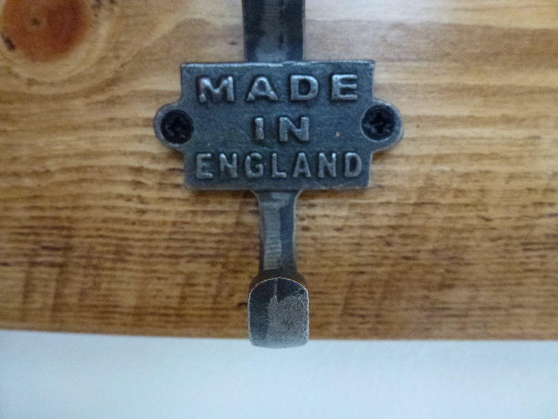 Made In England close up